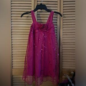 Amy Byer hot pink dress size 7 girls